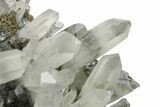 Sparkling Druzy Pyrite Crystals on Quartz and Galena - Peru #276044-2